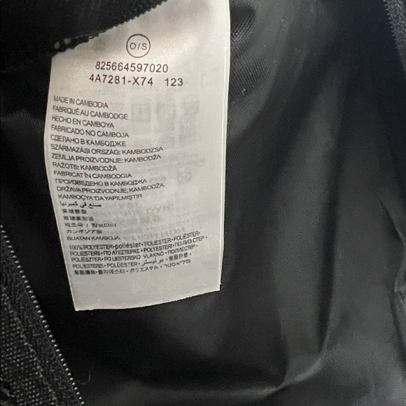 Hurley Gray Palm Leaf Personal Carry Bag - Picture 4 of 7